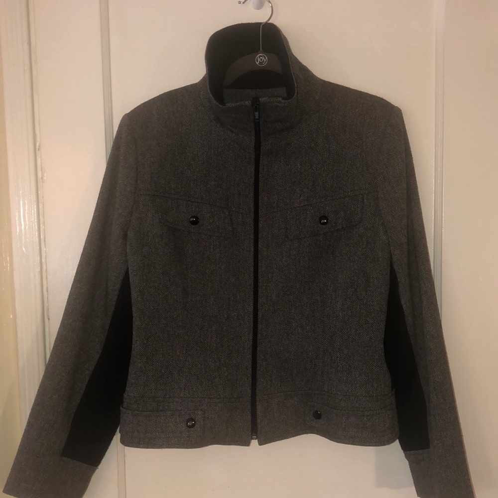 Sporty Wool Tweed Jacket